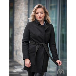Trendový dámsky kabát SARA čierny , Veľkosť  40